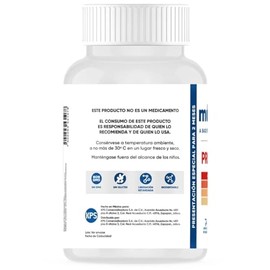 Multiblue Probiotic Fit 60 Cápsulas Avanzada Fórmula de Probióticos y Prebióticos con Extracto de Té Verde y Vitamina D3 Sin Levadura, Gluten, Soya - 