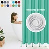 Biscaynebay Quality Fabric Shower Curtain Liners 72 Inch by 72