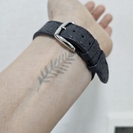 Long-lasting Mini Black & White Tattoo Stickers - 6 Sheets for Finger & Body Art Design 3ea