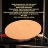 Cork Turntable Mat Vinyl Record Non Shake Slipmat Adapter Phonograph