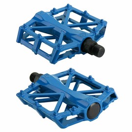 AIMALL Bike Pedals Alloy Mountain Road MTB Colored Bicycle Nonslip Cycling Pedals 9/16", Durable Aluminum, Dual-Sided