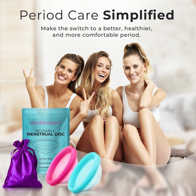 Reusable Period Disc - Soft Period Disc for Women (Small/Large