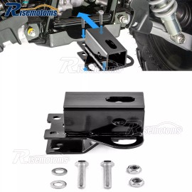 RI 2" Black Rear Receiver Hitch For honda Rincon 650/680 Rubicon TRX500/TRX520