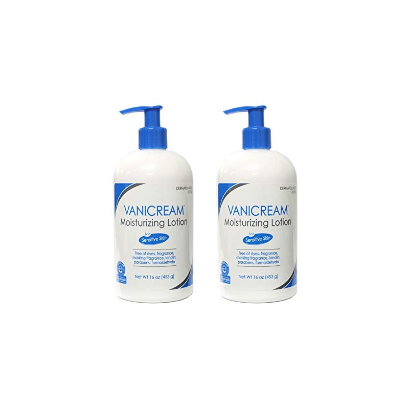 Vanicream Lite Lotion Bottle With Pump 16 Oz (2 Pack)