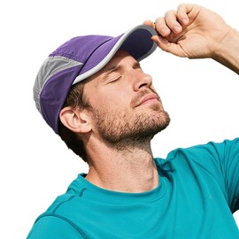 Croogo Umpire Cap, Men's Sports Hat, Summer, Ultra Lightweight, Breathable, Quick Drying, Waterproof, UV Protection, Baseball Cap, Running, Climbing, Fishing, Golf, Tennis, Driving, Outdoor Hat,