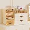 KQJS Makeup Organizer with Drawers,Large Capacity Countertop Organizer for Vanity,Bathroom