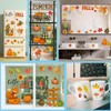 DC-BEAUTIFUL 153 Pcs Fall Window Clings, 12 Sheets Double Sided