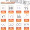 Audab Jewelry Wire Wrapping Jewelry Making Supplies Kit, Ring Sizer