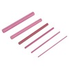 Yctze 6 PCS Ruby Polishing Oil Stone Set, 3000 Grit