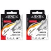 Set of 2 packs of Jenzi tied zander hooks Ryder