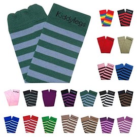 Kiddylegs® Premium Baby and Child Leg Warmers Extra Wide, Forget Me Not (Extra Wide)