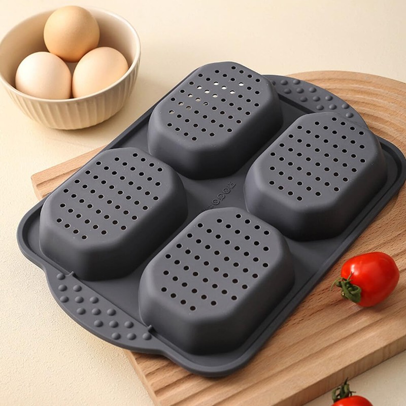 Greyoe Baguette Baking Tray, Bun Baking Mould, Baguette Baking Tray,