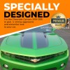 Avery GLOSS BLACK - Camaro RACING STRIPES Rally Decal 2010-2015