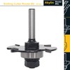 Akylin Slotting Cutter Router Bit, 1/4 Inch Shank, 4 Wing