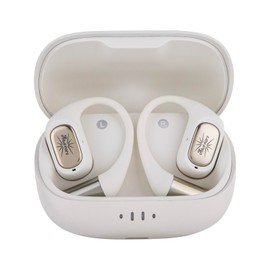 Linsoul Kiwi Ears Attiva OWS Wireless Earbuds, Open Ear Bluetooth 5.4 Headphones with ANC Noise Cancellation, 200H Playtime, IPX5 Sweat and Water Resistant for Workout Running (White)