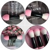 Baluue 3pcs Dual-ended Blush Brush for Women Soft Makeup Tools