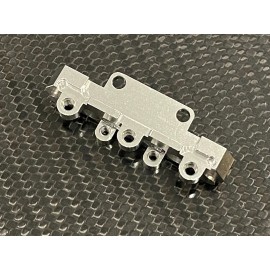 Maxx RC Aluminum Super Basher Front Bumper Mount for Arrma 1/8 Big Rock  6s Silver