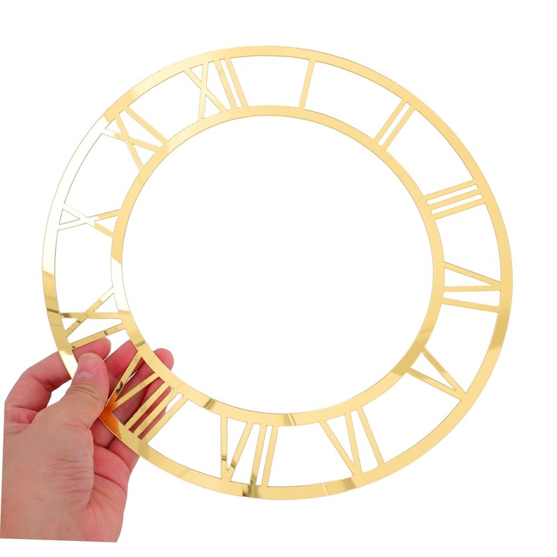 ORFOFE Roman Numerals Design for Living Room Hotel Entryway Decoration