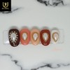 Water drop pearl handmade nail tip - Short C curve