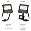Collingwood FLOODLIGHT Spotlight 10W with OR Without PIR FL01. Colour