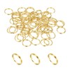 PATIKIL Round Split Ring, 60 Pcs 8mm Small Split Rings