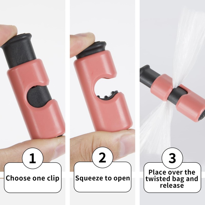 Squeeze and Lock Bread Bag Clips Bread Bag Clips Bread