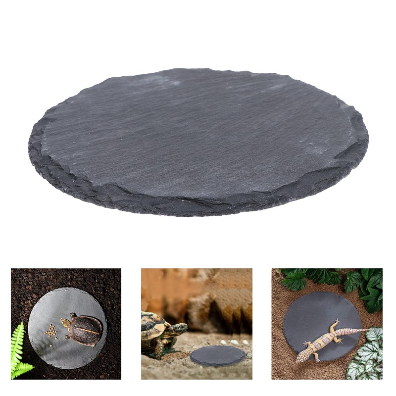 Reptile Basking Platform Rock Tortoise Habitat Slate Rock for Reptiles