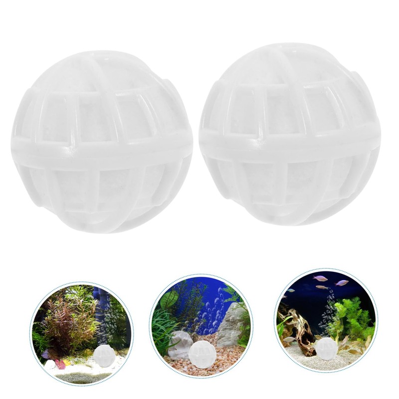 BUGUUYO Professional Fish Tank Filter 20pcs Bio-Ball Filter Material Compact
