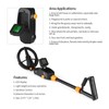 Metal Detector Waterproof Underground Gold Finder Scanner with Rake Shovel