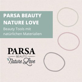 PARSA Beauty Nature Love Bamboo Viscose Hair Bobbles - Organic Beauty Hair Scrunchie in 3 Different Colours - Hair Styling Accessory Vegan and Sustainable - Hair Scrunchie for Different Hair Types
