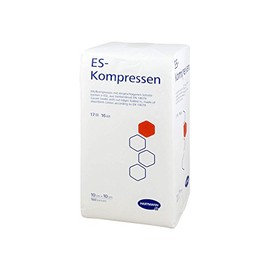 ES Compresses Non-Sterile 10 x 10 cm 16 Ply, Pack of 100