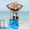 AdiStylinno 2 Pcs Drawstring Backpacks, See Through PVC Waterproof Drawstring