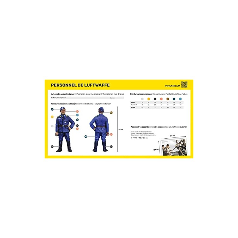 Heller 49655 Deutsche Luftwaffe Personal 1/72