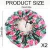 Flomiara 2 Pcs Shower Cap for Kids, Kids Shower Caps