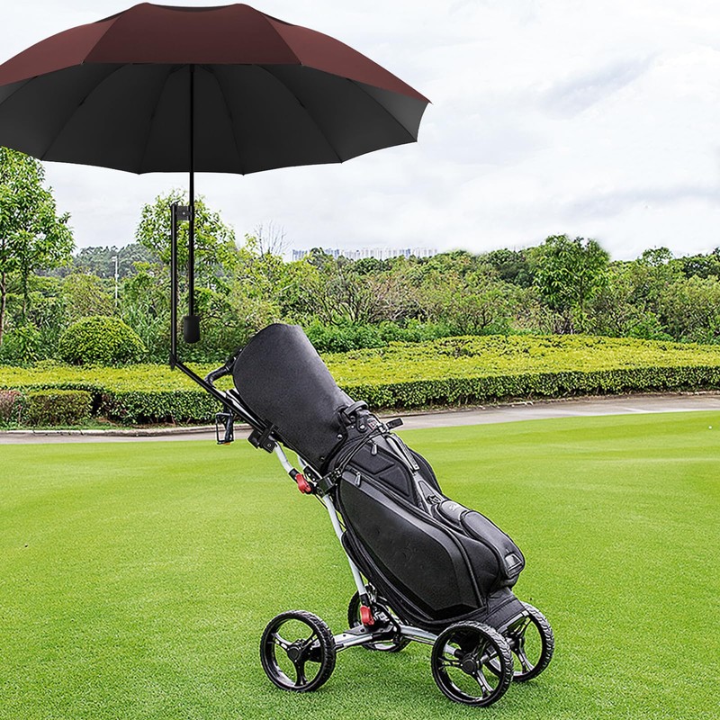 XLINGZA UPF 50+ Beach Umbrella with Adjustable Universal Clamp