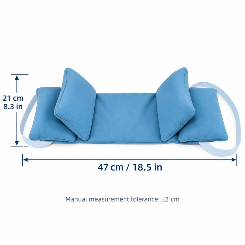 Adjustable Head Support Pillow for Bed Rest – Soft Side