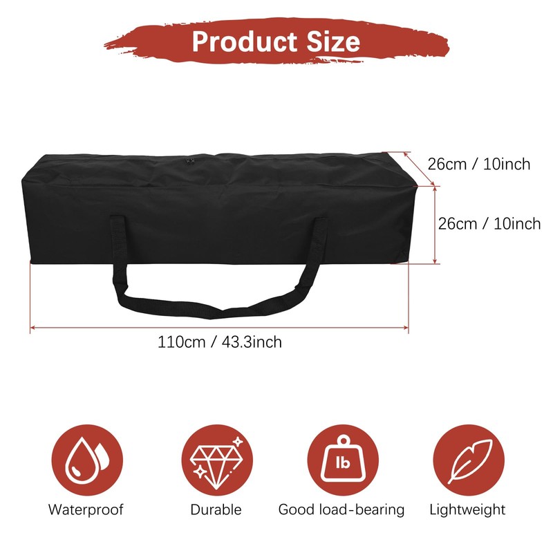 TIXIPEM 43IN Camp Chair Replacement Bag [1PCS] - 600D Oxford