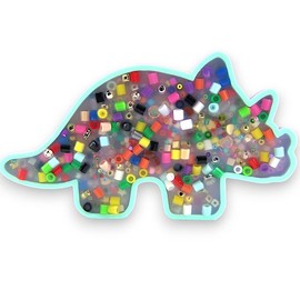 Triceratops Picky Pad and Tray- Satisfy Your Urge to Pick, Pop and Peel Stress-Free!