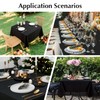 mylacerhome 2 Pack Small Square Table Cloth 36X36 Inch Black