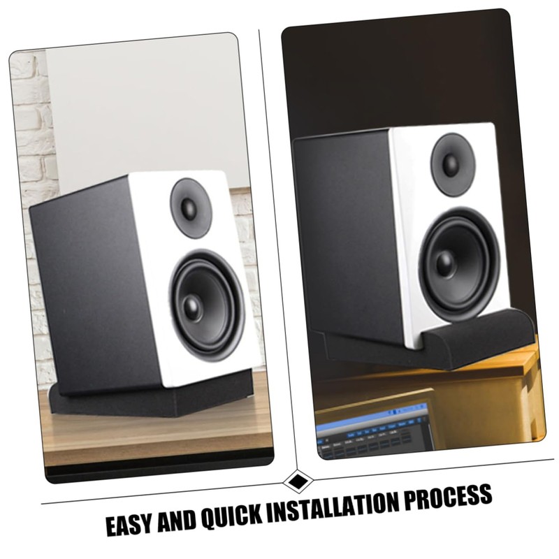 BESPORTBLE 2pcs Soundproofing Mat Acoustic Panel Speaker Isolation Pad for