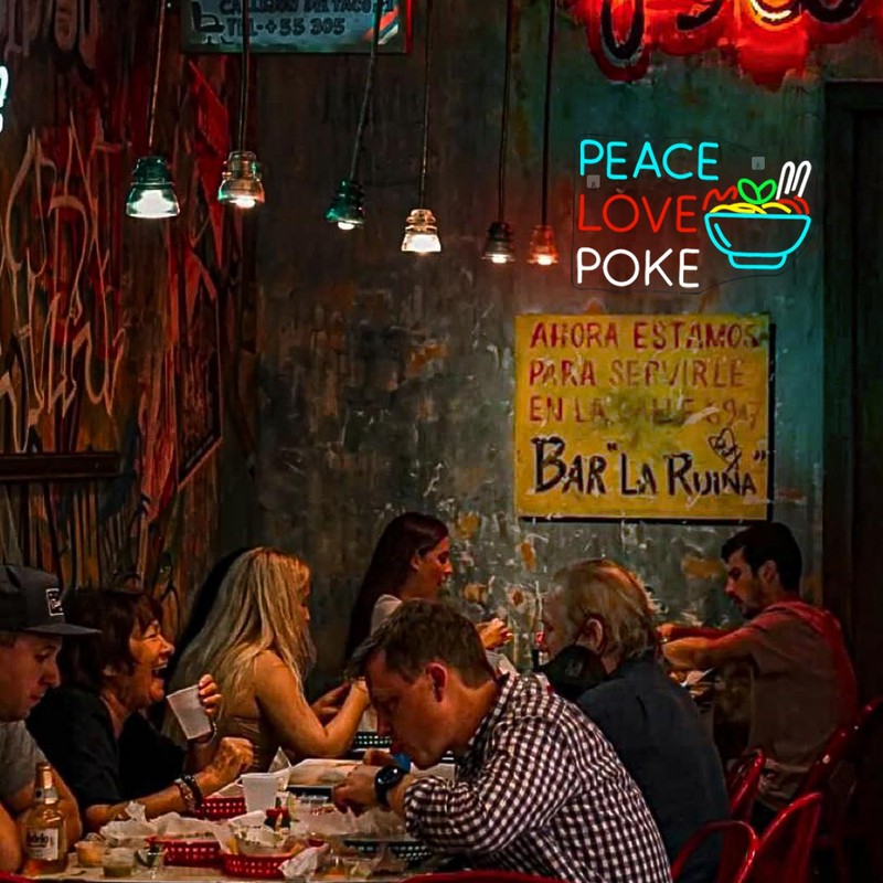 Horseneon Peace Ramen Neon Light Sign