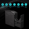 PINEWORLD Gun Safe For Handgun, Biometric Slider Bedside Handgun Safe,