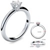Engagement Ring for Women Sterling Silver 925 | Proposal Promise