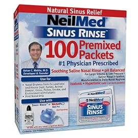 NeilMed NeilMed Sinus Rinse Refill Packets, 100 Count (Packaging May Vary)
