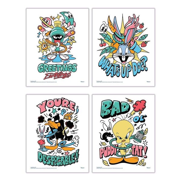 TRENDYPRINT – Looney Tunes – Bugs Bunny – Marvin The