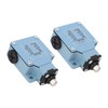 2PCS Momentary Limit Switch Self Reset Plunger Electrical Travel Switch