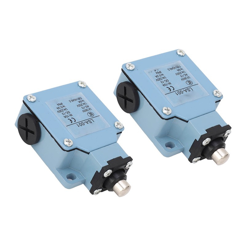 2PCS Momentary Limit Switch Self Reset Plunger Electrical Travel Switch
