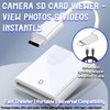 SD Card Reader for Phone and Camera, Dual Slot Memory