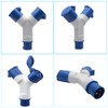 2-Way Splitter 32A 220V IP44 2 Way 3 Pin Industrial