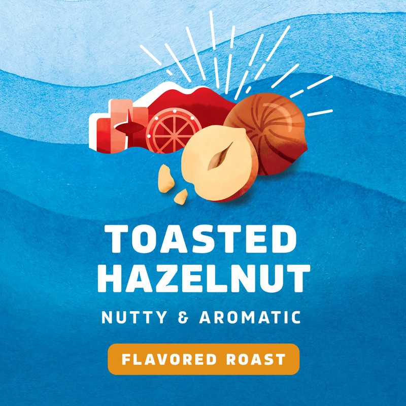Seattle’s Best Coffee, Flavored K-Cup Coffee Pods, Toasted Hazelnut, 100%